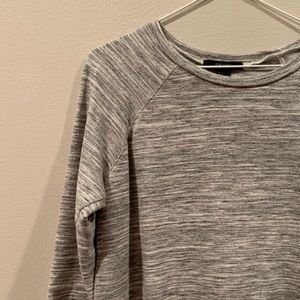 heather gray 3/4 sleeve